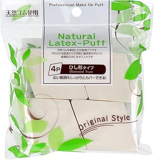 石原商店 天然パフ ひし形タイプ 4P