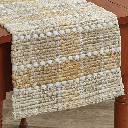 Park Designs Cocoa Butter Chindi Table Runner 13''X54''