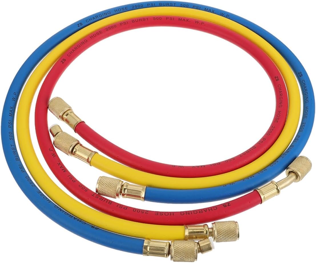 MAGICLULU 3Pcs Automotive Charging Hose Tube Durable Hose for Easy Installation and Maintenance Essential for Car Recharge and Testing