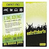 einladung ticket vintage Weitere tolle Einladungskarten bei uns im Shop!