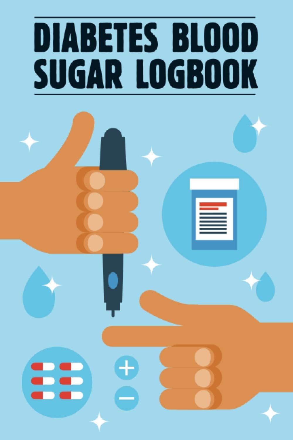 Diabetes Journal and Blood Sugar Log, Care Diabetes: Diabetes Blood Sugar Control Paperback – 6 April 2021