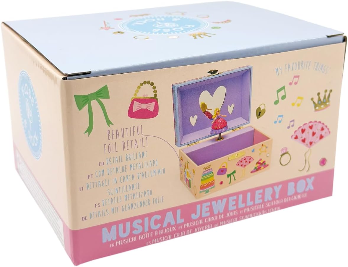 Floss & Rock Musical Jewellery Box, Princess, 5.7-Inches Length, Multicolor image 4