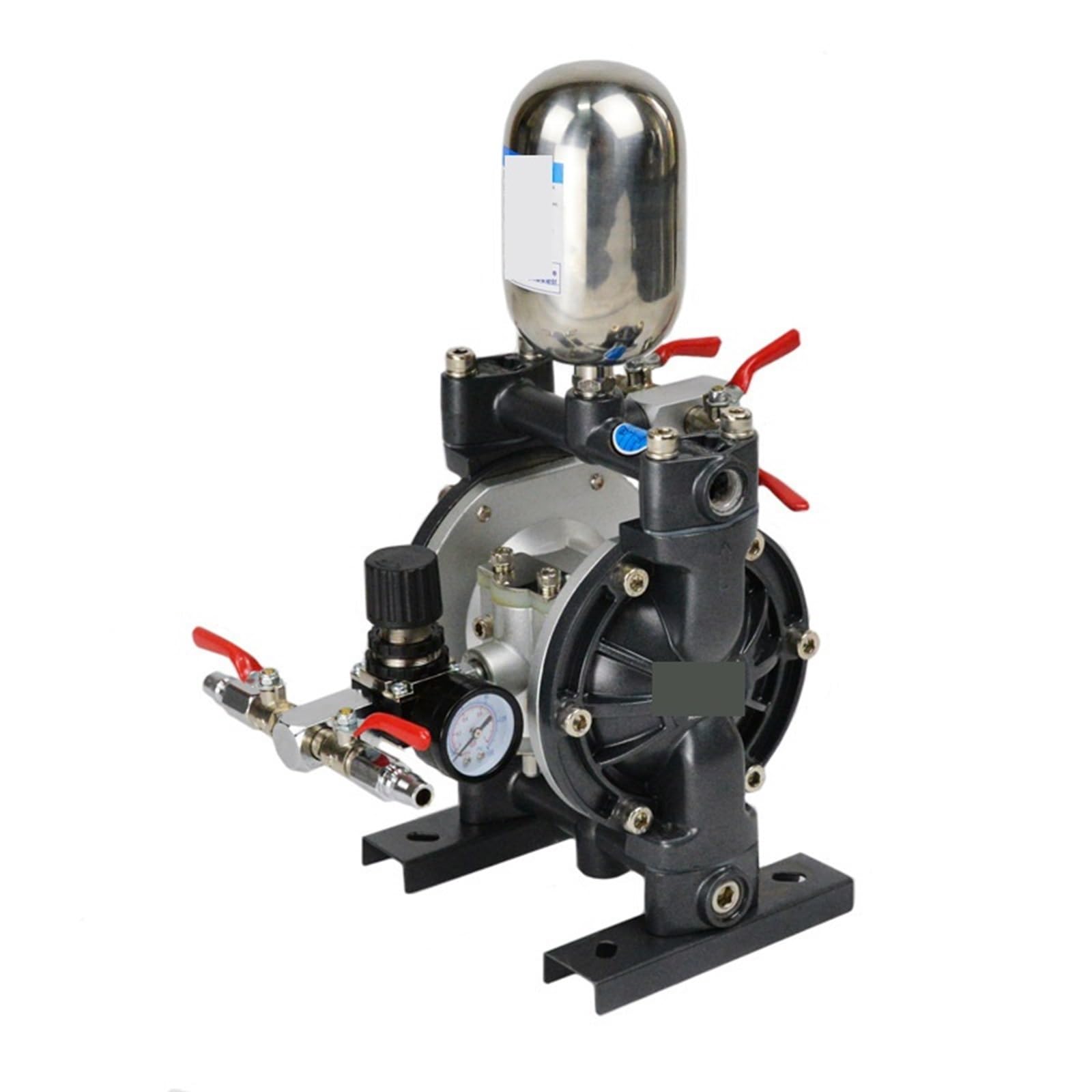 Diaphragm Pump, Air Operated Double Diaphragm Pump Lightweight Pneumatic Transfer for Coating Painting Chemical Liquid Handling