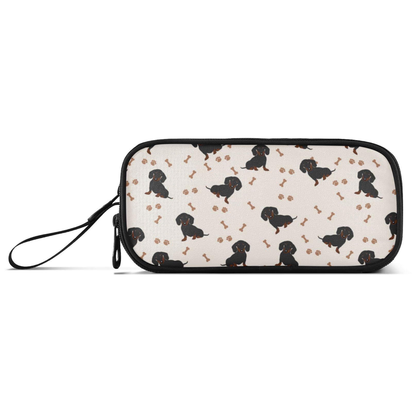 Large Pencil Case, Big Capacity Pencil Bag Pen Pouch Holder 3 Compartments, Cute Puppy School Office Supplies Stationery Makeup Bag Storage Organizer for Students Girls Boys Women Men โ image 1