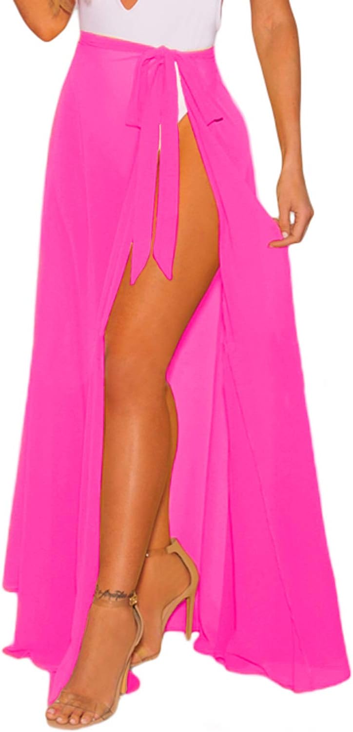 LIENRIDYWomen's Swimsuit Cover Up Summer Beach Wrap Skirt Swimwear Bikini Cover-ups