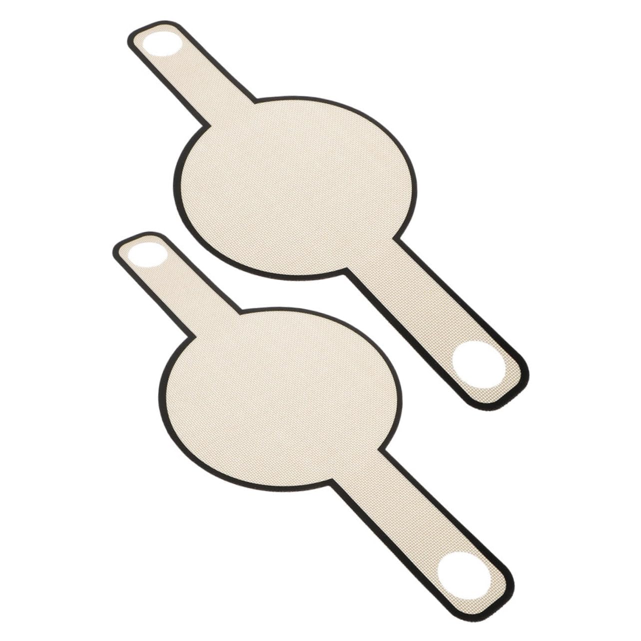 Cabilock 2 Series Alfombrilla Para Hornear Con Transferencia De Horneando Estera Para Hornear Con Mediciones Estera Para Hornear Pan Almohadilla Largo Brown Fibra De Vidrio 2 Piezas*2