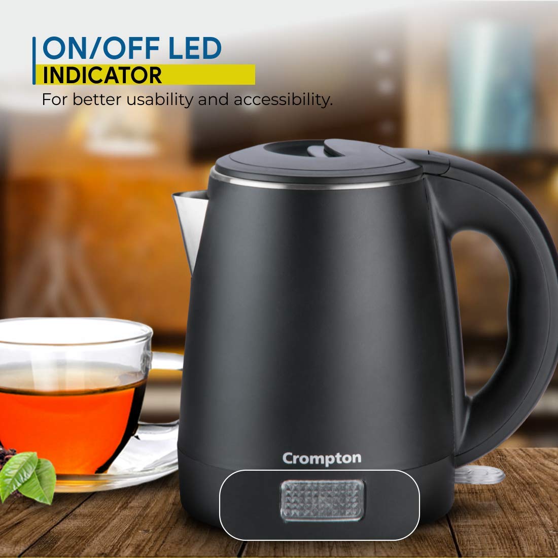 Crompton Activ Electric Kettle - 1L -7