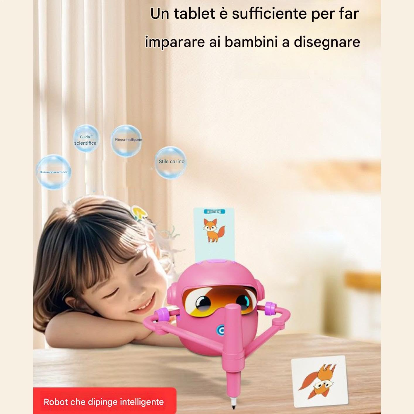 Robot da Disegno Intelligente Giocattoli Educativi Per L'Apprendimento | Robot Per Disegnare Per Bambini Per Bambini, Ragazzi E Ragazze, Ideale Per Viaggi, Scuola E Asilo Infantile
