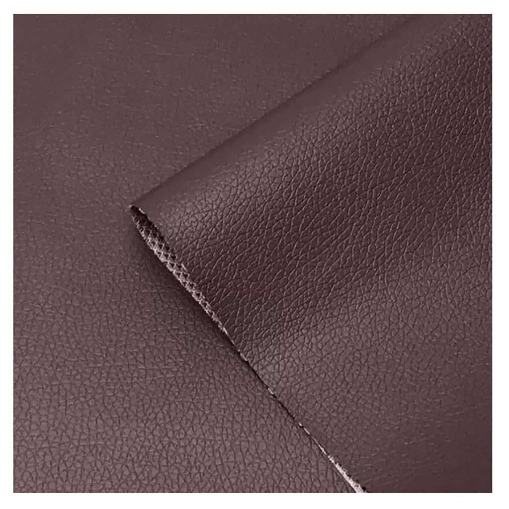 Tissu similicuir imperméable bleu foncé 100x160cm pour réparer facilement chaises et canapés