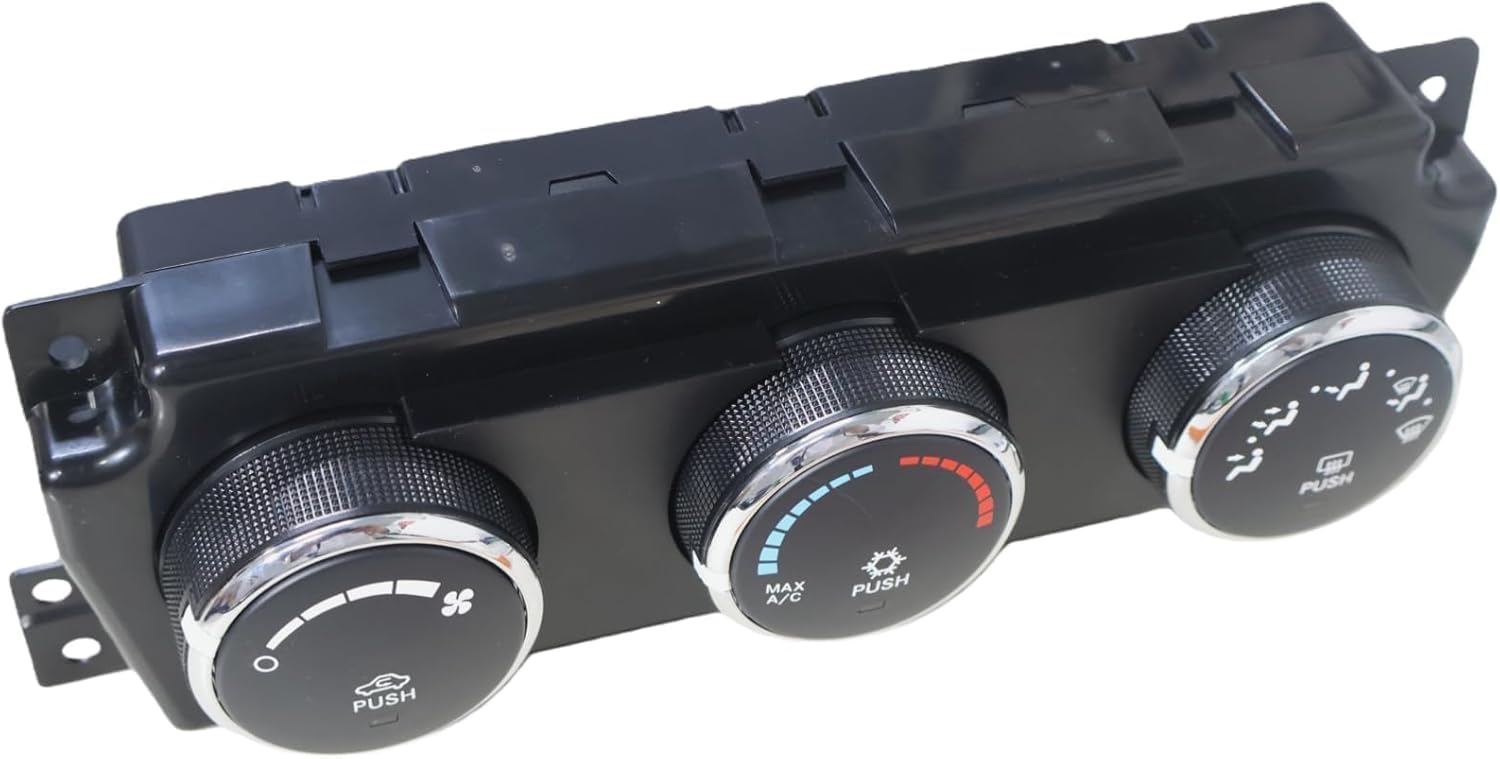 55056826AB AC Heater Climate Control Module Fit for Dodge Ram 1500/2500/3500 2009-2010, OE 55111290AE, 55056826AC, 55056826AD, 55056826ag