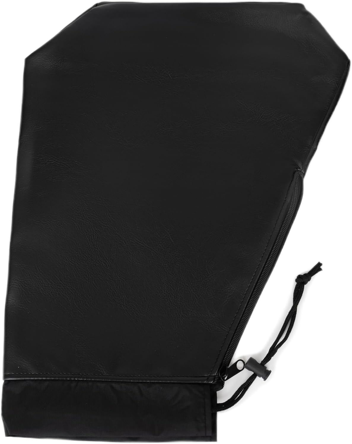 Leather Beer Tap Cover, Kegerator Beer Tower Cover for Single or Double Tap Draft Beer Tower, Kegerator Tap Cover for Indoor, Kegerator Accessories - Black