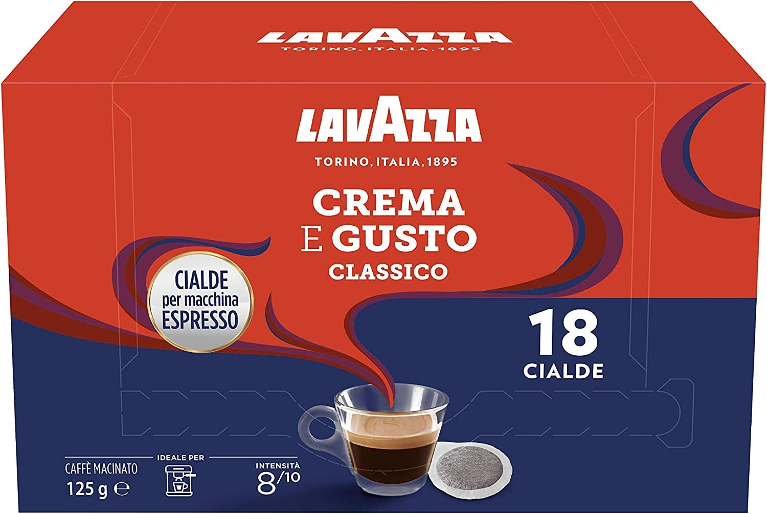 12x 18 Kaffeepads Lavazza Espresso Crema E Gusto Kaffee Coffee ese Kaffee (216)Pads