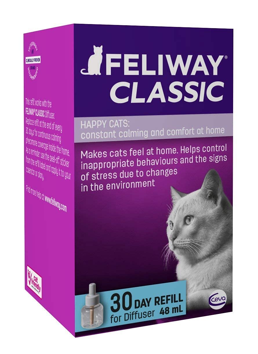 Classic 30 day Refill Comforts Cats, Helps Solve Behavioural Issues in the Home - 48ml (Single)