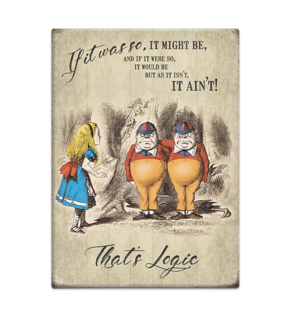 Fridge Magnet (65 x 90 mm) - Alice in Wonderland - That's Logic