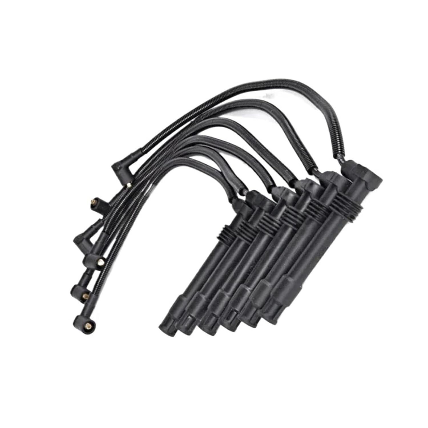 6PCS High Ignition Leads Cables Wires Kit V6 2.4 2'8 Compatible for A4 A6 A8 Passat 078 905 113 078905113/532/533/534/535/536 B