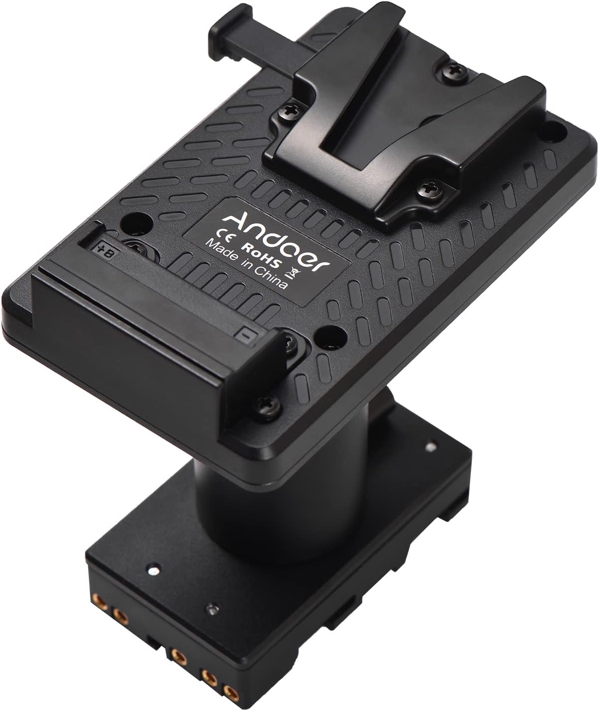 Andoer V-Lock V Mount Battery Plate to BP-U Dummy Battery Adapter