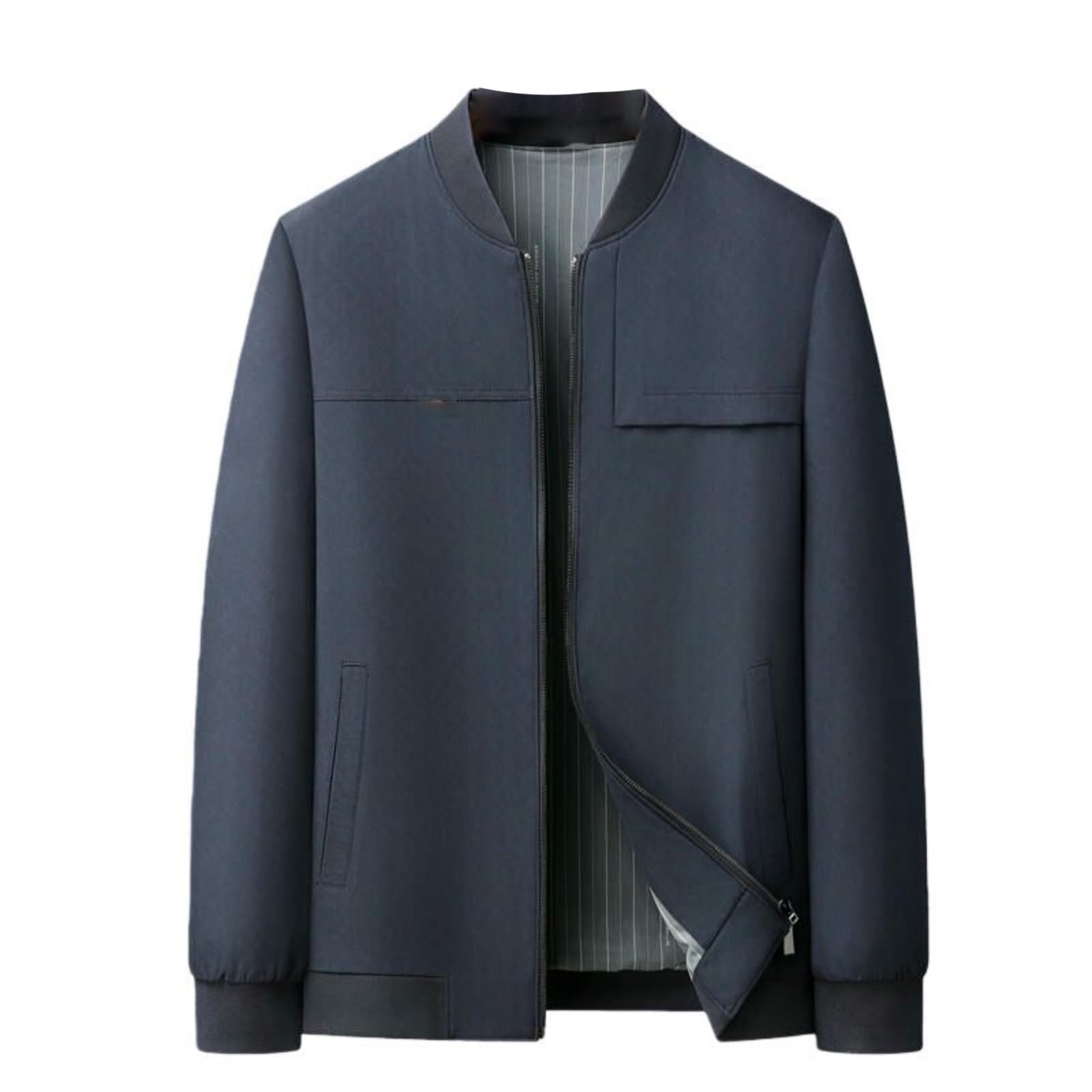 Chaqueta de béisbol casual de negocios para hombre para primavera 8