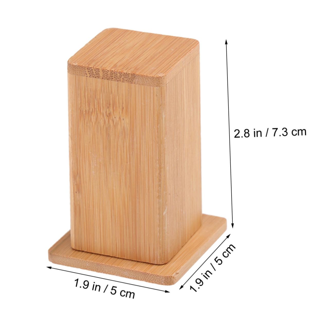 BRIGHTFUFU 2pcs Toothpick Holder Smile Toothpick Carrier Wooden Carving Toothpick Holder Toothpick Carrier