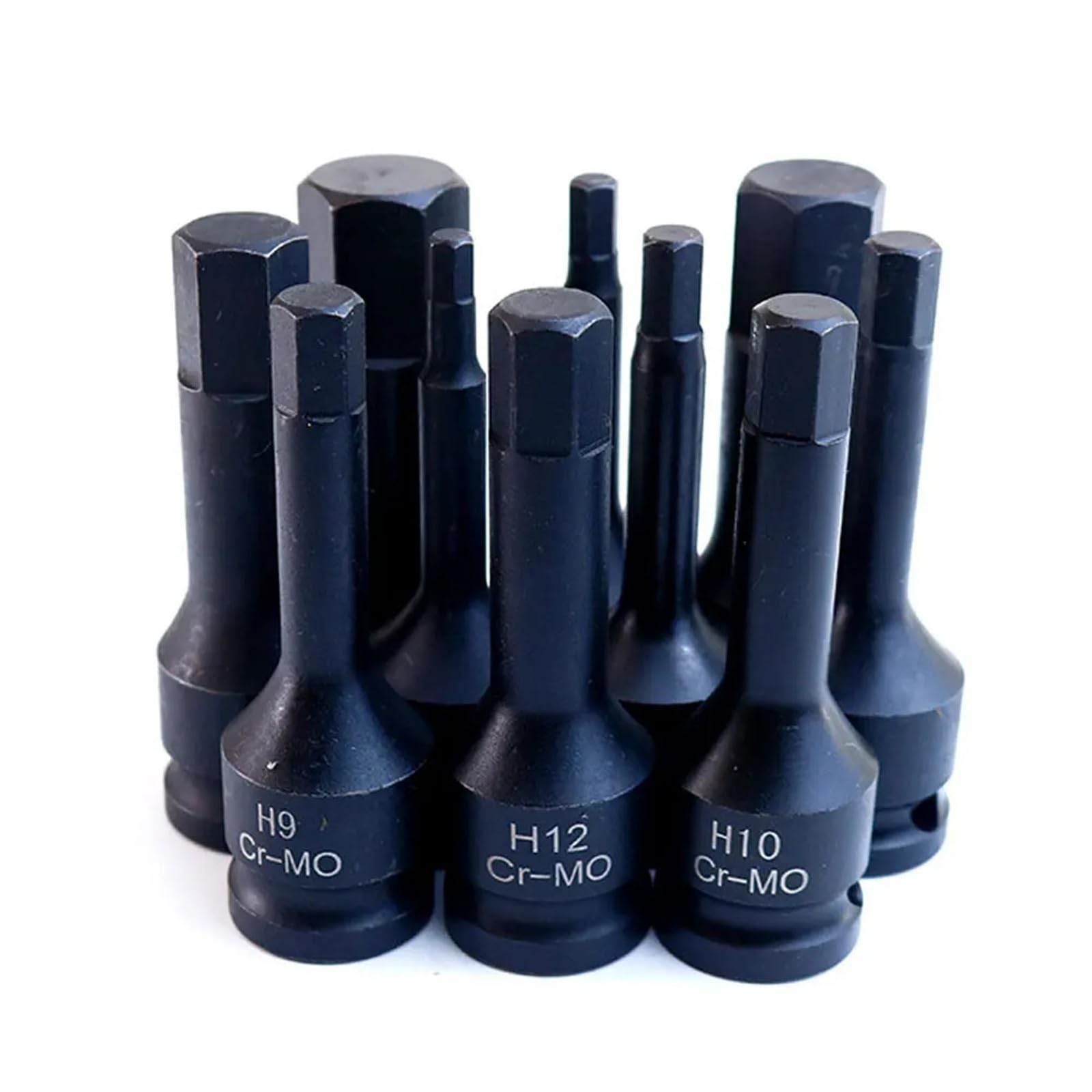 10pcs 1/2 Inch Drive Impact Torx Star Bit Socket Sets Socket Bits Set Metal Hand Tools For 1/2 Inch Square Head Wrench