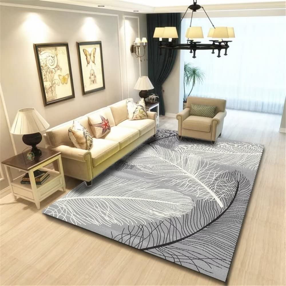 Tapis antidérapant lavable gris résistant aux taches pour enfants