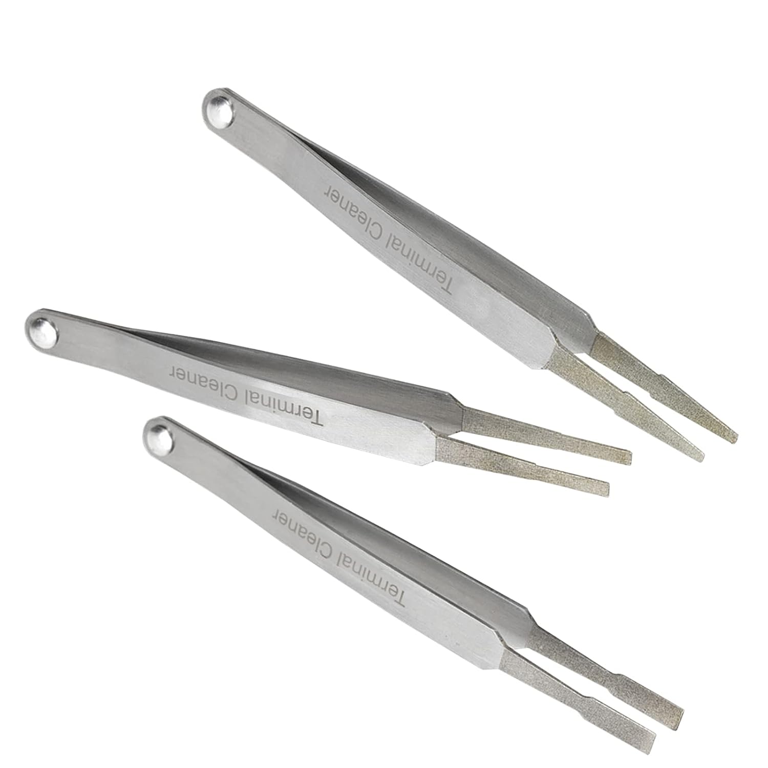 3Pcs Terminal Cleaning Tools, Diamond Grip Terminal Cleaner Diamond Tip