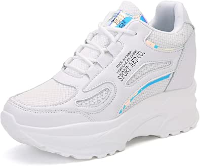 Baskets Femme à Enfiler STQ - Confort Respirant - Pour Femmes Enceintes, Running, Marche, Travail - Sneakers Légeres Slip-On