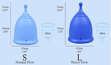 SHORDY Reusable Menstrual Cups for Changing Cycles Light to Heavy Flow Days