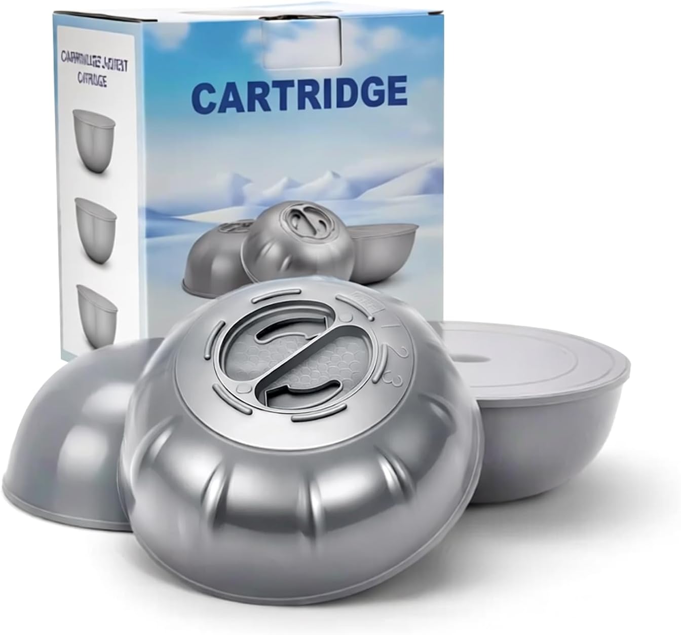 Hot Tub Replacement Cartridge Compatible with Frog-Ease Floating System, Mineral Replacement Cartridges for Hot Tubs up to 600 Gallons - 3 Pack