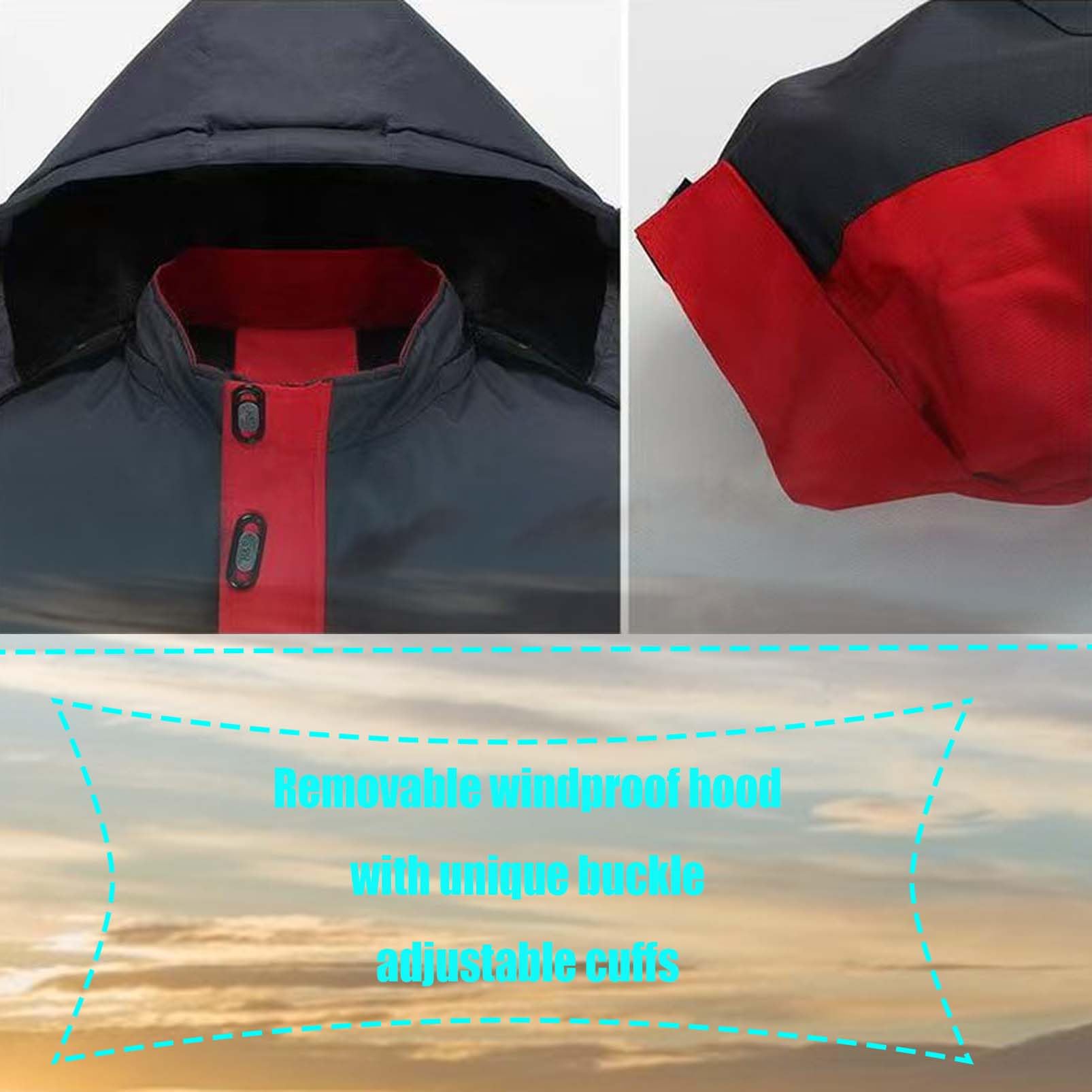 K-Way Windjack met ritszakken en logo • Donkerblauw • de Bijenkorf