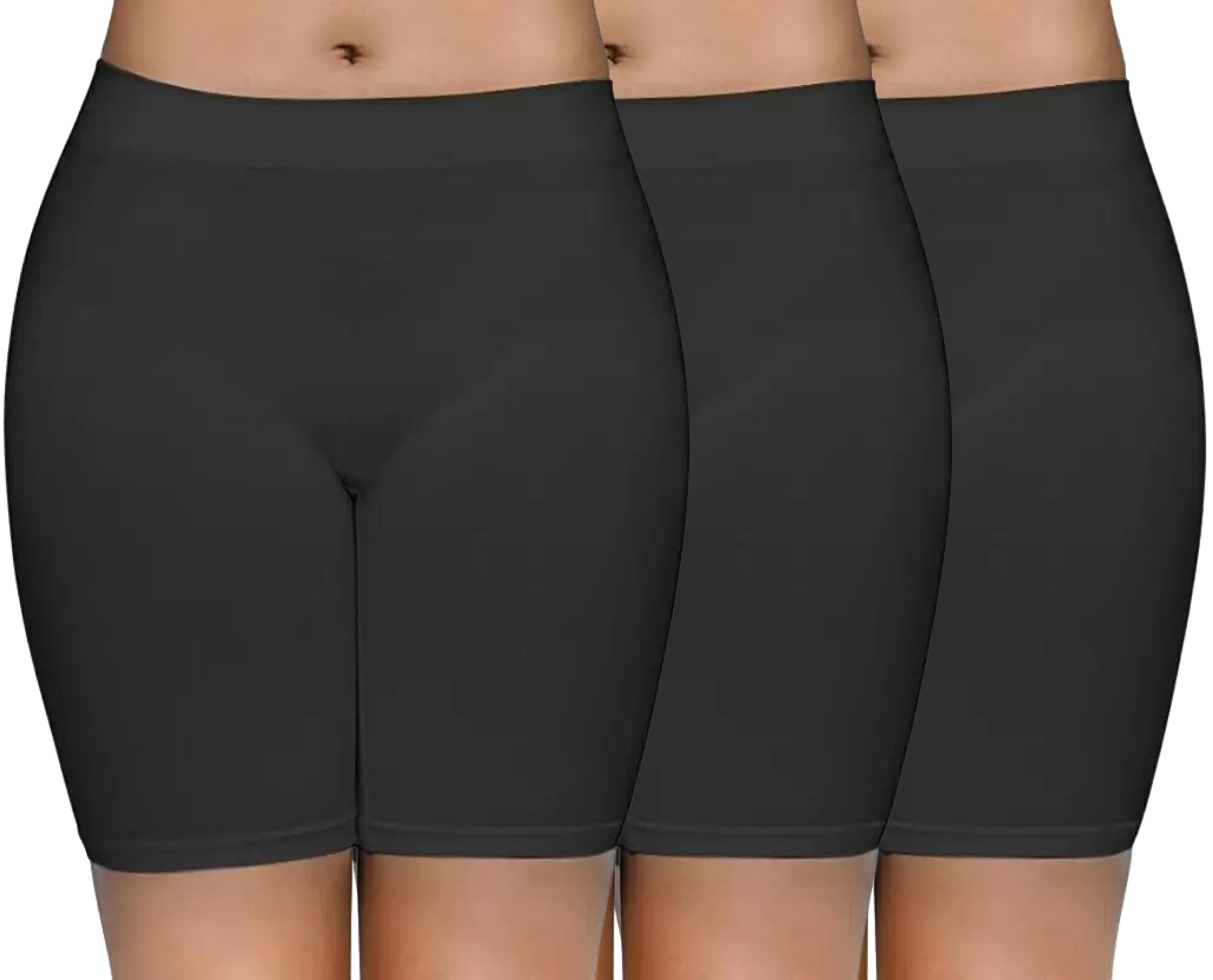 Mysha Women's Soft Pure Cotton Spandex High Waist Seamless Cycling Shorts/Biker Shorts/Boyshort Panties/Slip Shorts/Running Shorts/Workout Shorts for Yoga-image-18