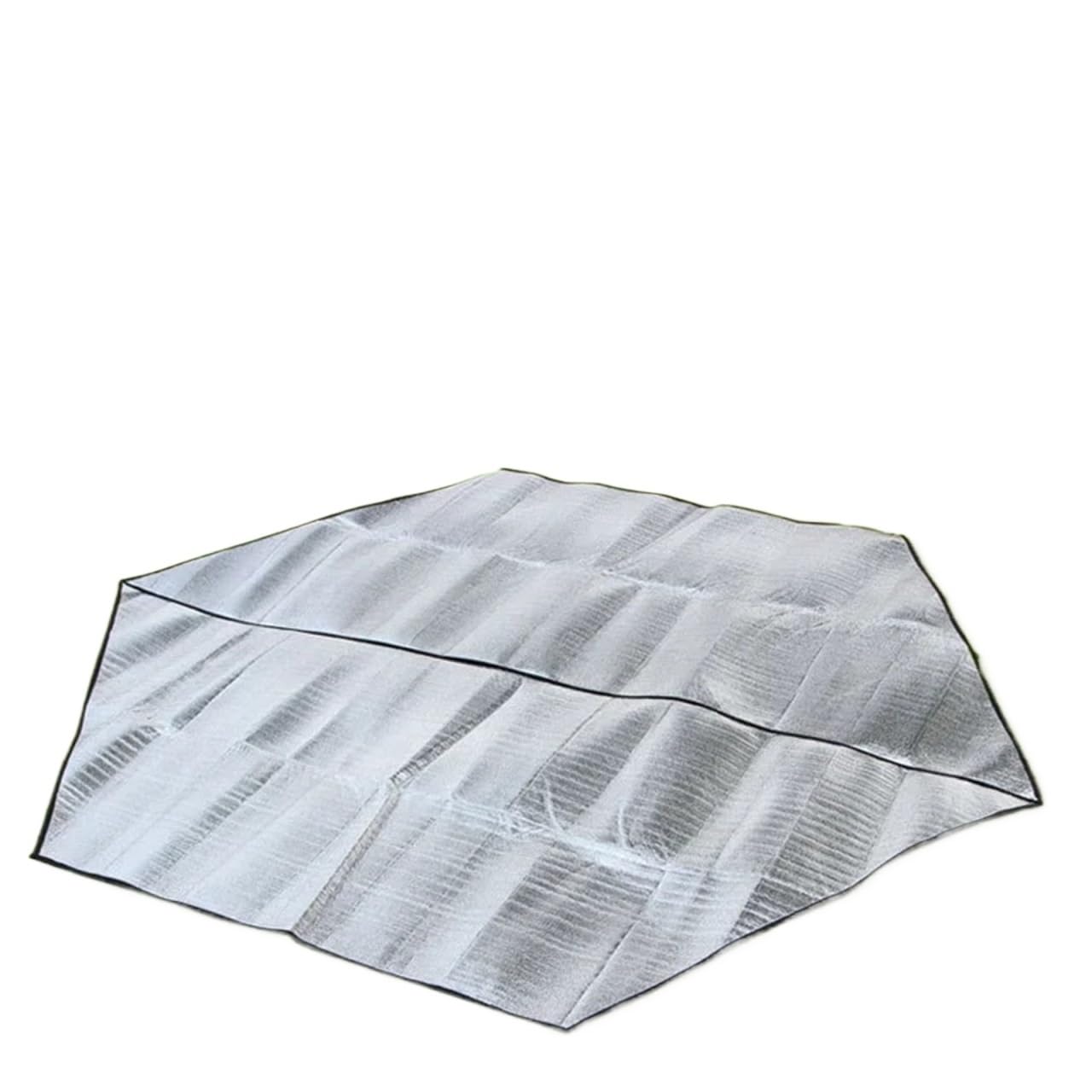Mata kempingowa aluminiowa, Mata kempingowa z folii aluminiowej Izolacja termiczna Lekki koc piknikowy na świeżym powietrzu