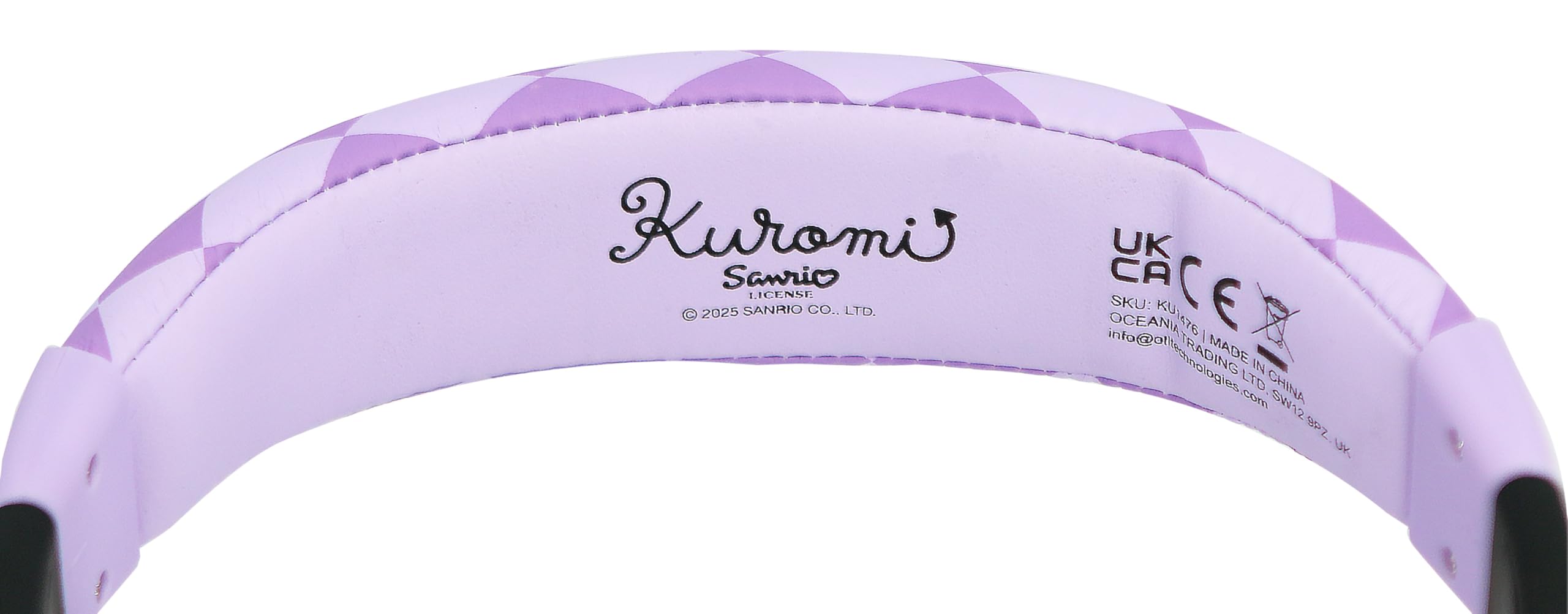 OTL Technologies Cuffie per bambini con cavo Kuromi LIMITATE in volume con licenza ufficiale Kuromi