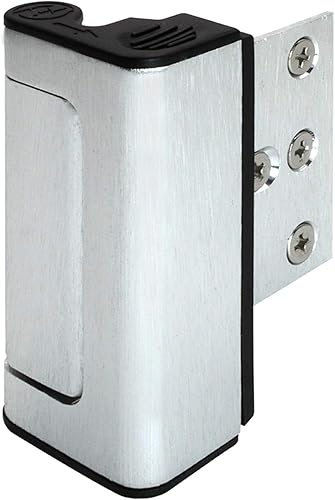 Cerradura de puerta de refuerzo de seguridad para el hogar  Cerradura de puerta a prueba de niños  Tope completo de 3.0in con agarre de goma  Nuevo