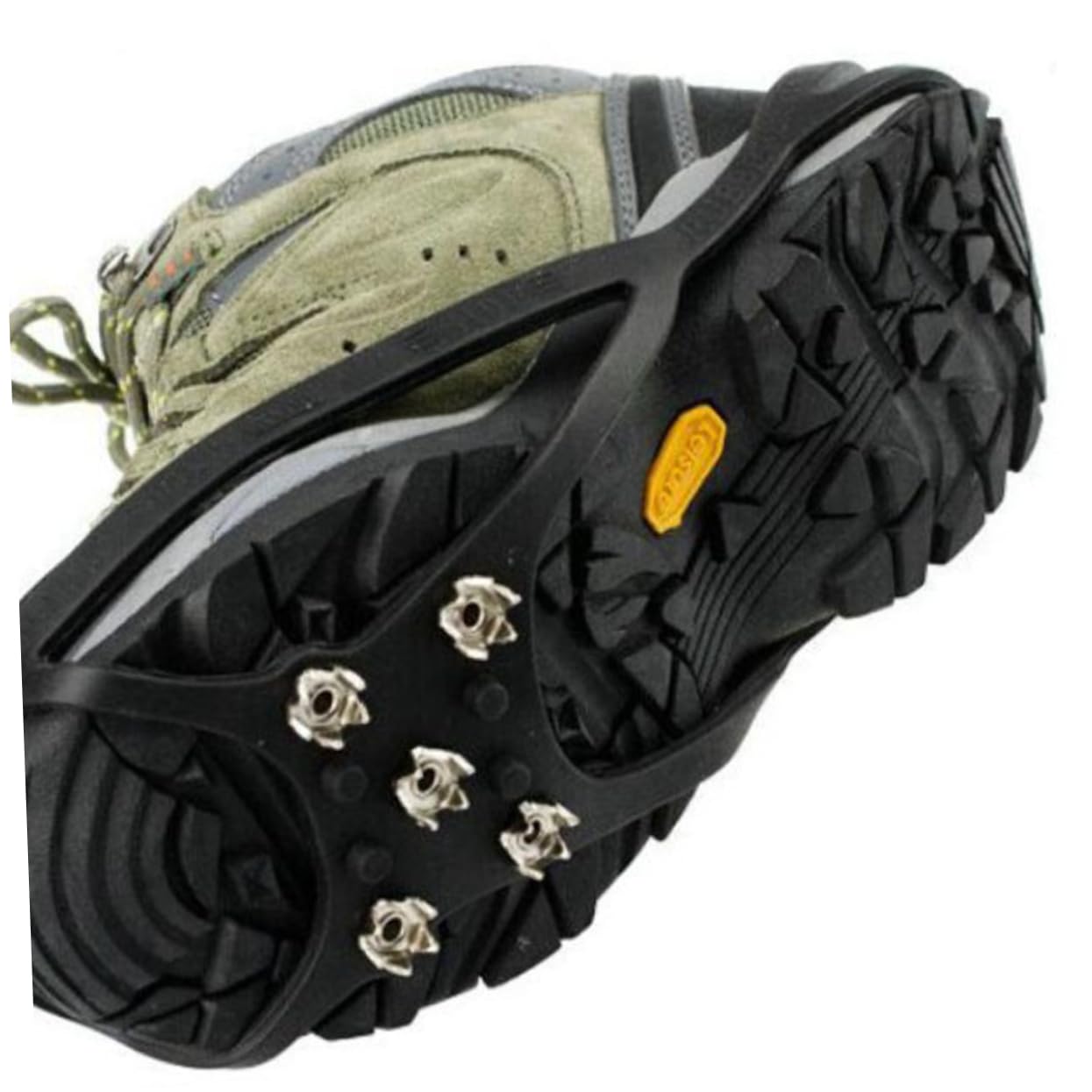 COSMEVIVI Crampon Cleat Shoes Cover Non-Slip Stretchy for Various Shoes Sizes Ideal for Winter
