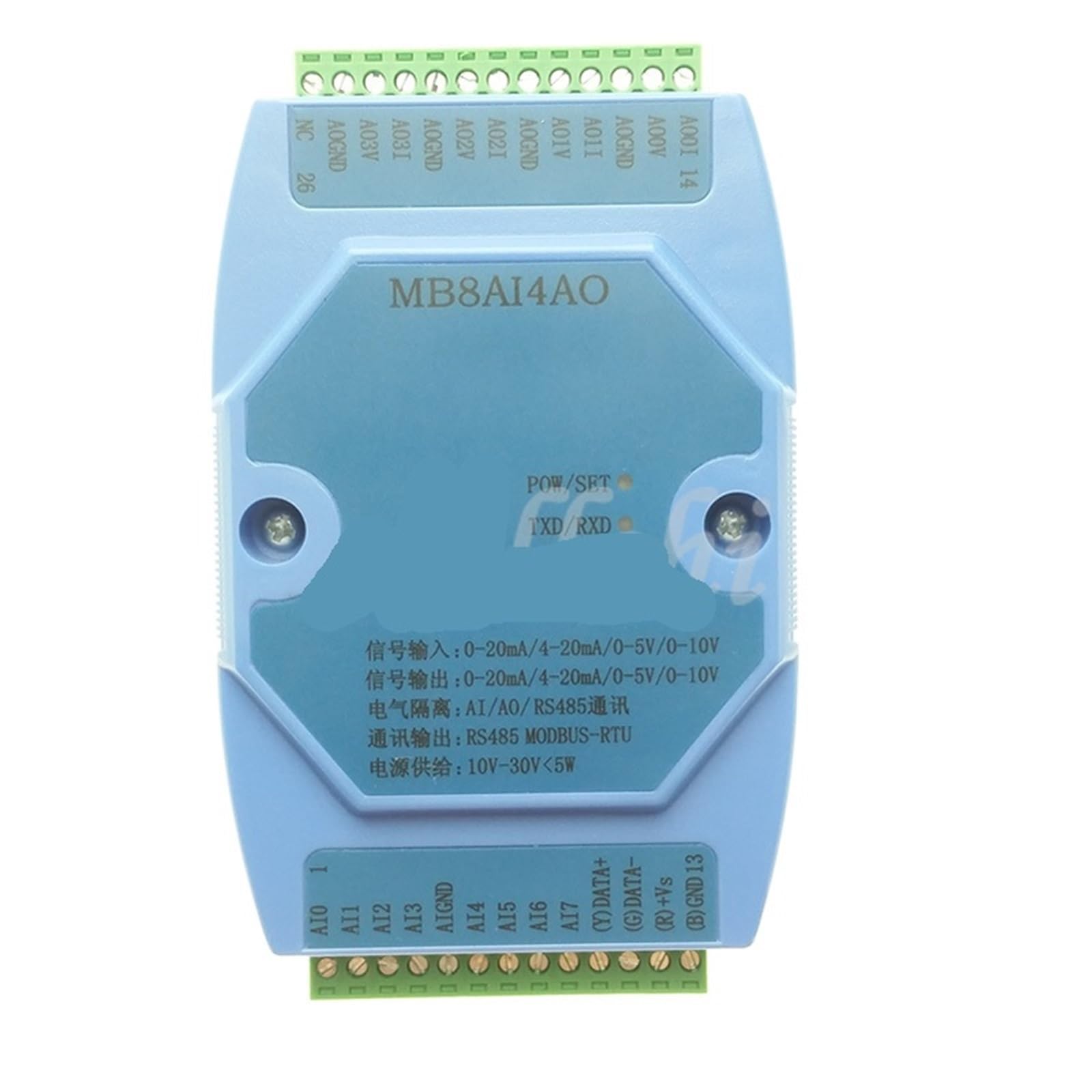 Module d'acquisition 4-20 mA MODBUS RS485 pour stopper les pertes de signal