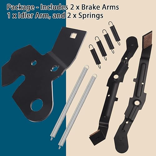 Miniatura 7 de Ohoho 532151785 532184907 Kit de leva de rodillo de soporte de brazo de cubierta de 42 pulgadas compatible con HusqvarnaCraftsman 184907 131335