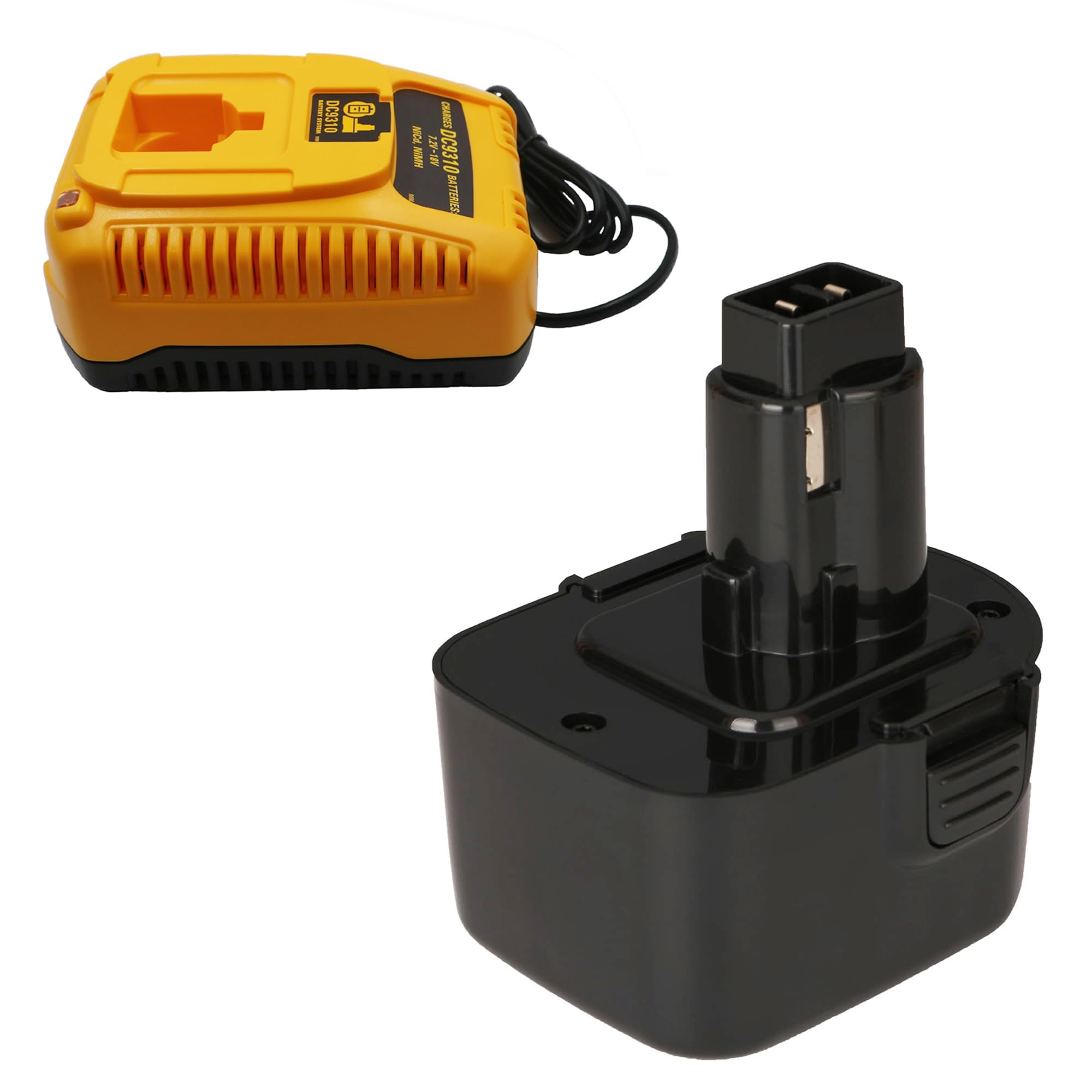 HeShunChang Charger and Battery 12V 3Ah for BD PS130 A9252 A9275 A9266