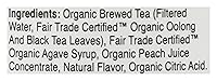 Vista 3 de Eat The Change Just Ice Tea - Té orgánico Oolong de melocotón, Kosher, 16 onzas líquidas (paquete de 12)
