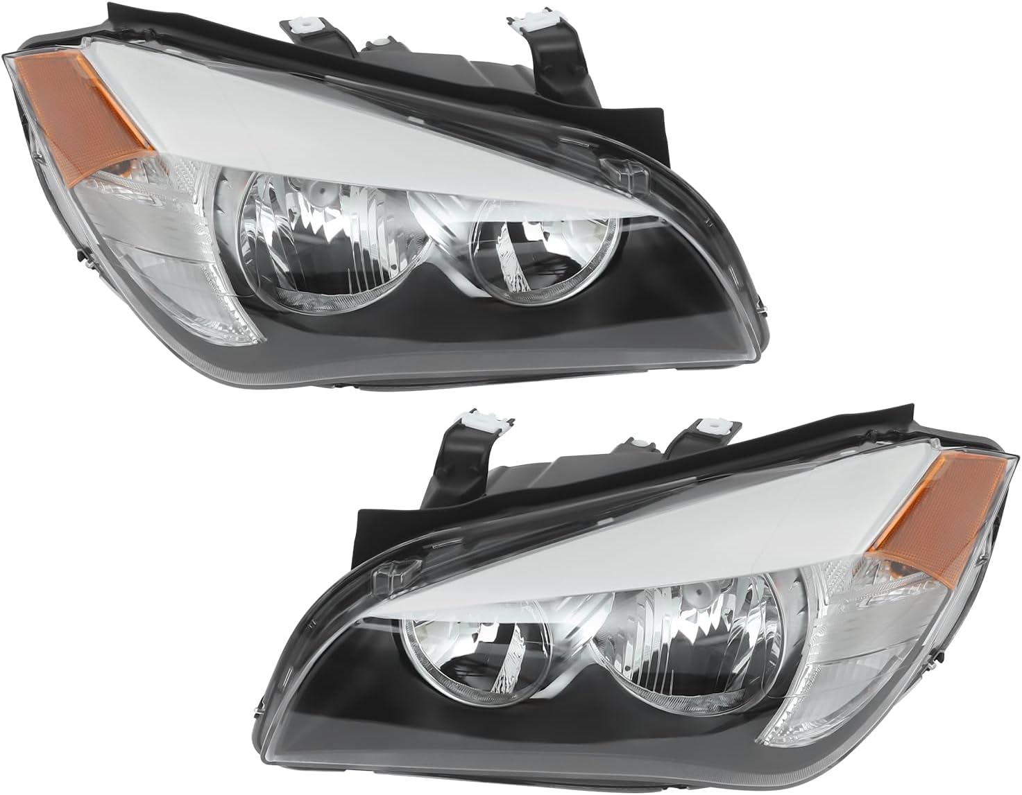 OUGWFYANG Replacement Halogen Headlight Assembly Pair for 2013–2015 BMW X1