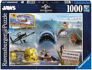 Comprar Ravensburger - Puzzle: Película Tiburón, Puzzle 1000 Piezas, Puzzles para Adultos, Puzzle 1000 Piezas Adulto, Pegamento para Enmarcar Puzzles, Rompecabezas Adulto y Niños, 70x50cm The Forest Stewardship Council