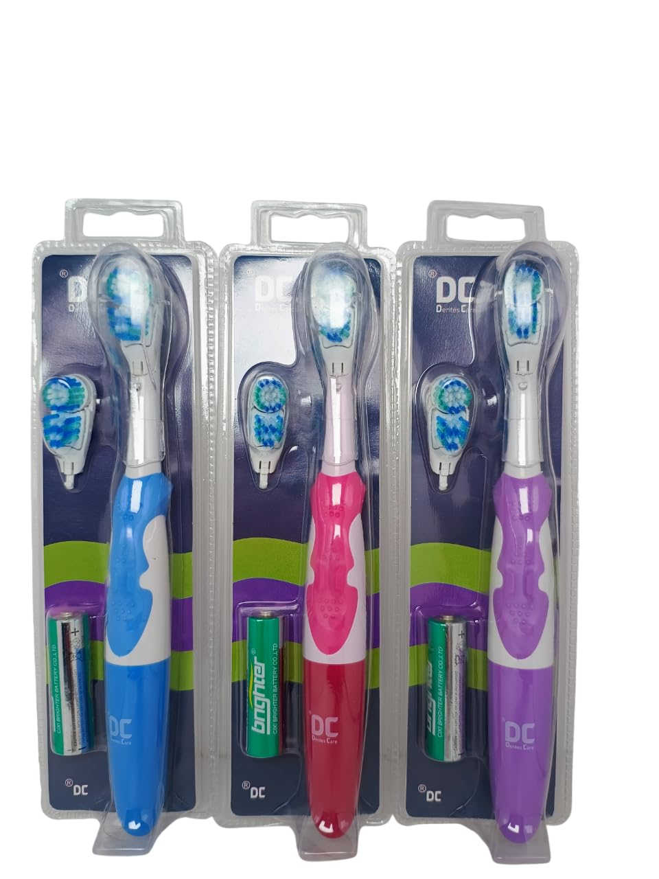 Dentes Care Dual Action(Rotation+Vibration) ELECTRIC TOOTHBRUSH | Color-CHERRY RED, | ADULT 2