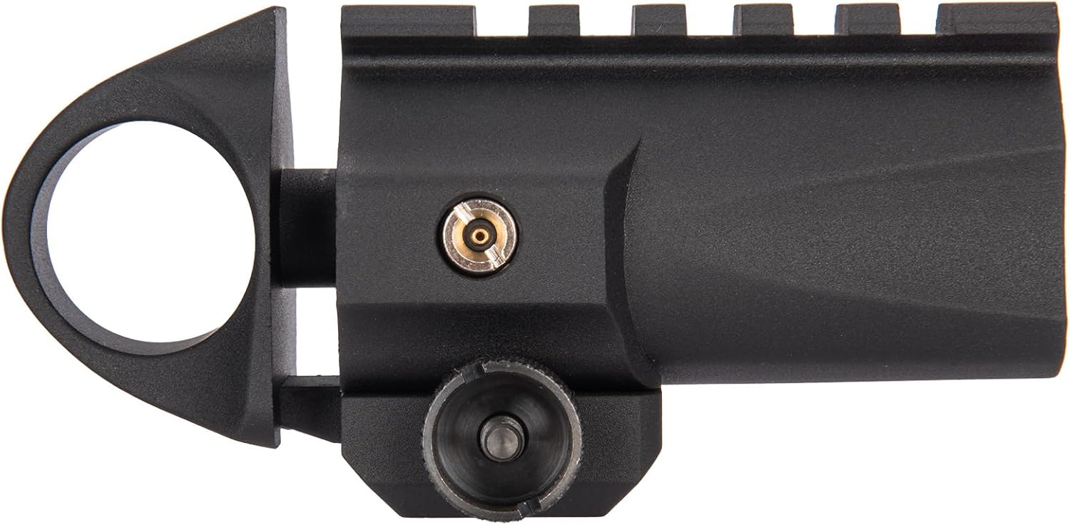 GoldenBall x HFC Compact Picatinny Rail Mounted Shower Airsoft Launcher - Black