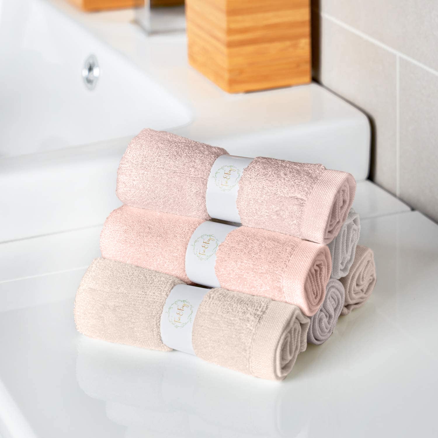 Amazon.com: Generic Tia & Fey Face Cloth Soft Wash Cloths
