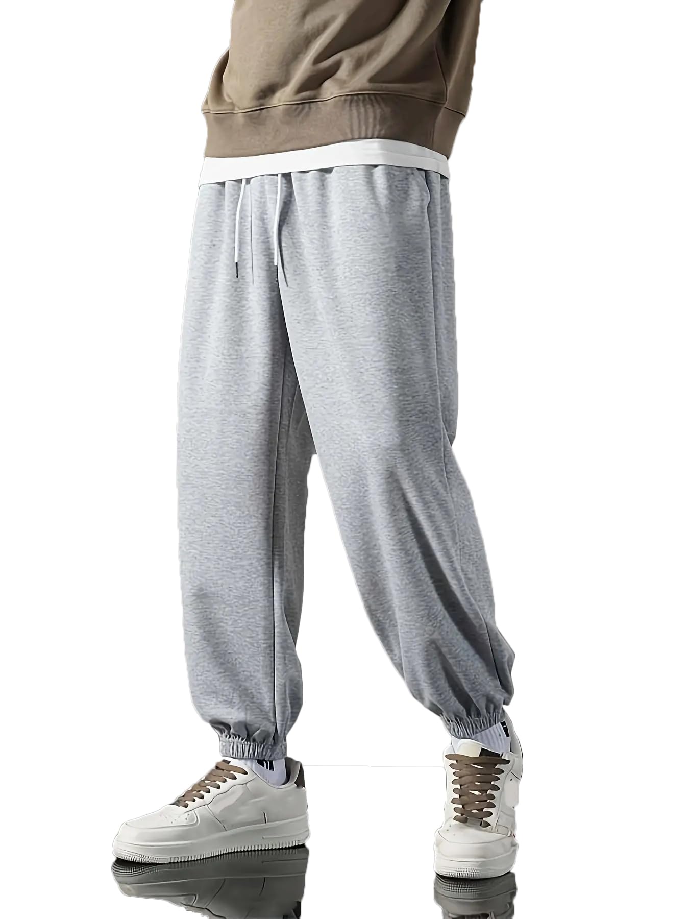 dockstreet Mens Baggy fit Jogger/Sweatpants/Gym Gear, Trouser, Loose Home Relaxed Pants-picture-55
