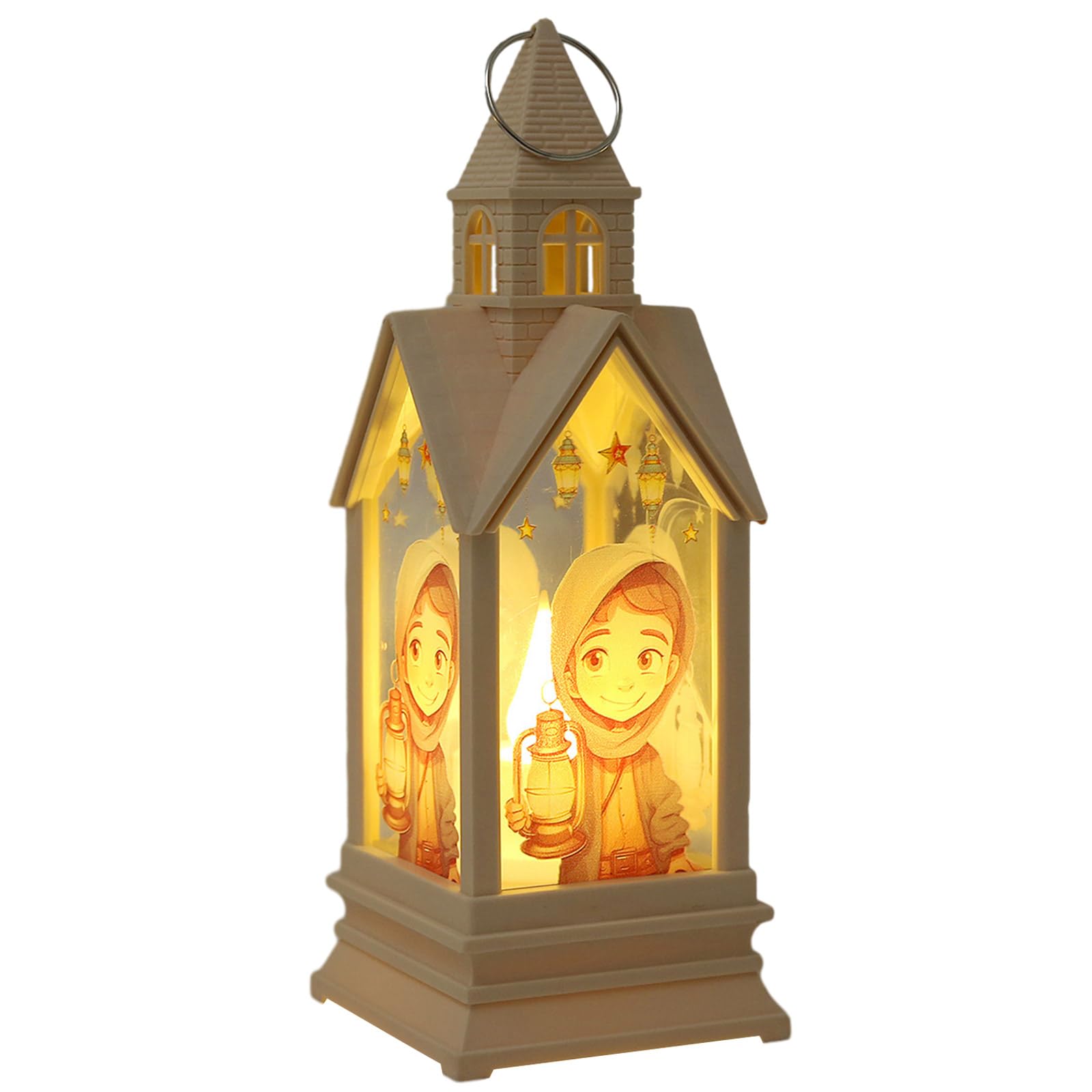 EidMubarak Light Lamp Ornament Muslims Party Decorations Supplies Ramadans Wind Lanternn Decorations for Party Muslims Ramadans Lanternn