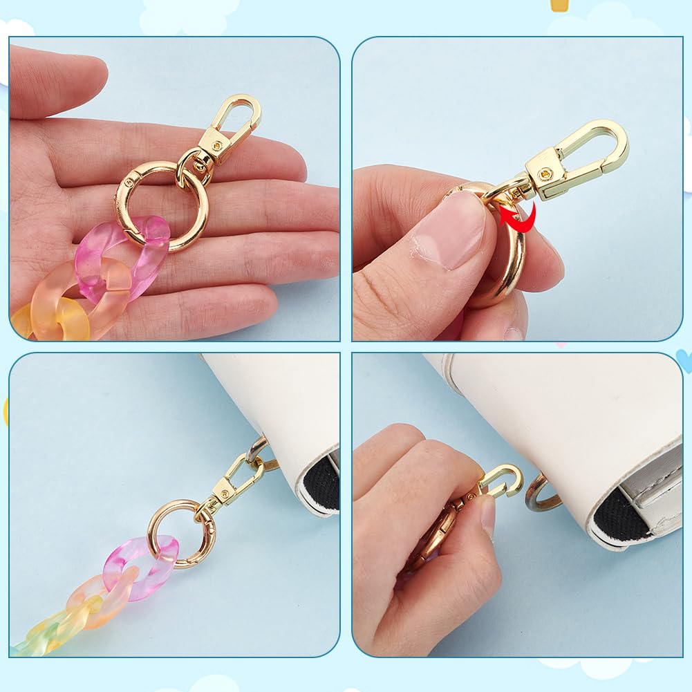 Amazon.com: PH PandaHall 2pcs 17.1'' Transparent Acrylic Bag Chain