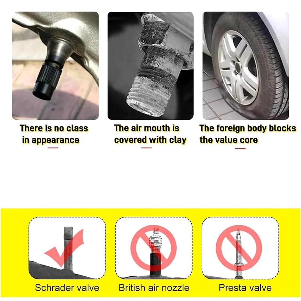 Bouchon Valve Voiture Clapet Anti-poussière Roue Pneu Alliage Aluminium Acier Di40003