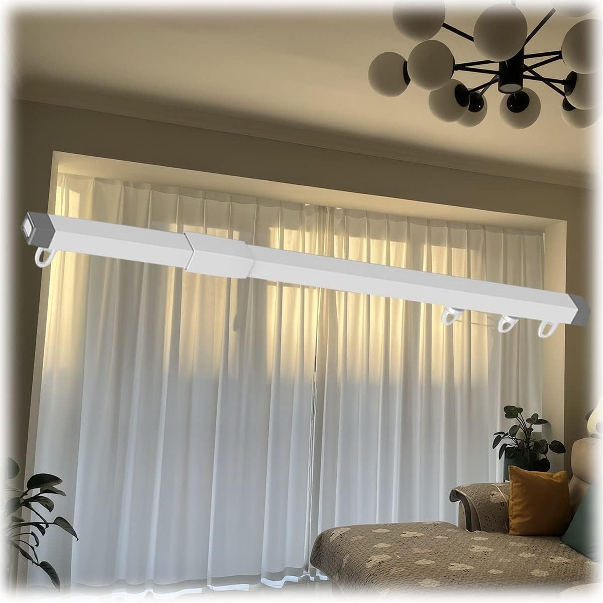 Curtain Track in Bedroom: Elegant Style & Functionality