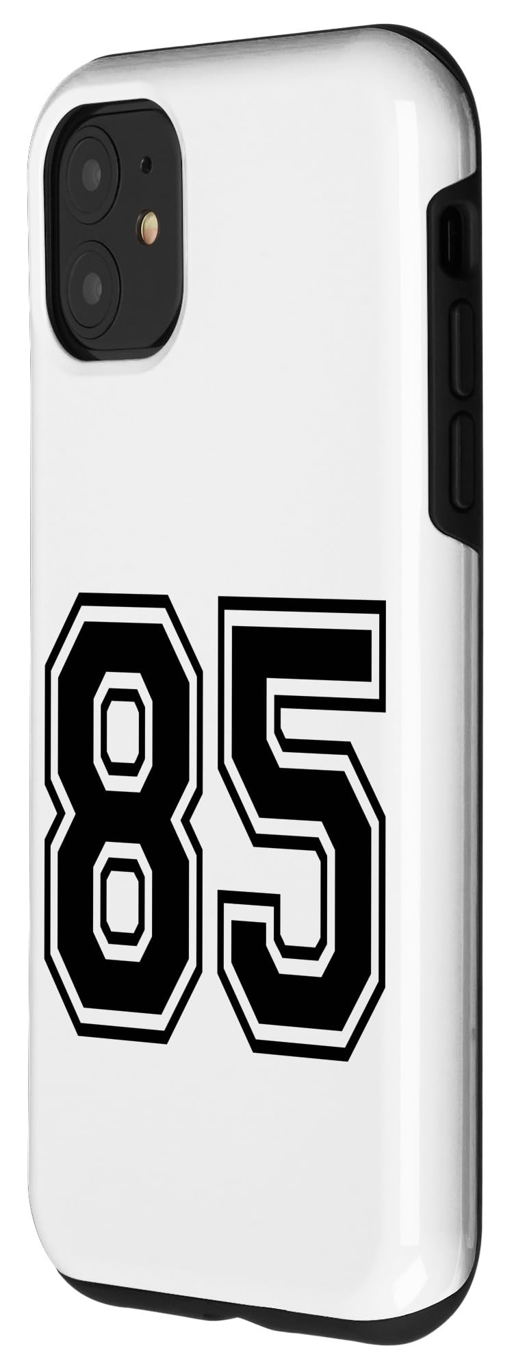 Amazon.co.jp: iPhone 11 数字 85インチ ブラック スマホケース