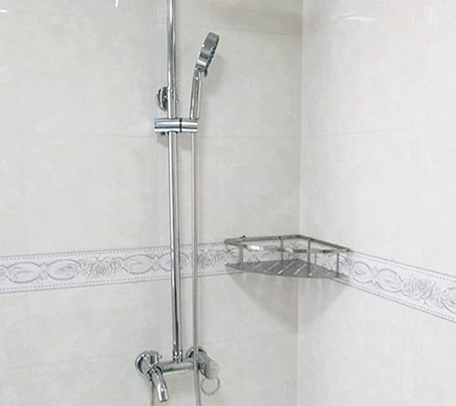 Miniatura 10 de Papel tapiz decorativo 3D impermeable, para decorar el borde del baño, la cocina, la encimera del salpicadero, 4 x 16.4 pies (estilo 1)